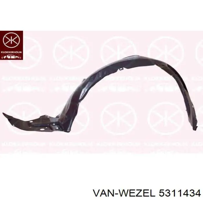 Paso de rueda Toyota 5387521080