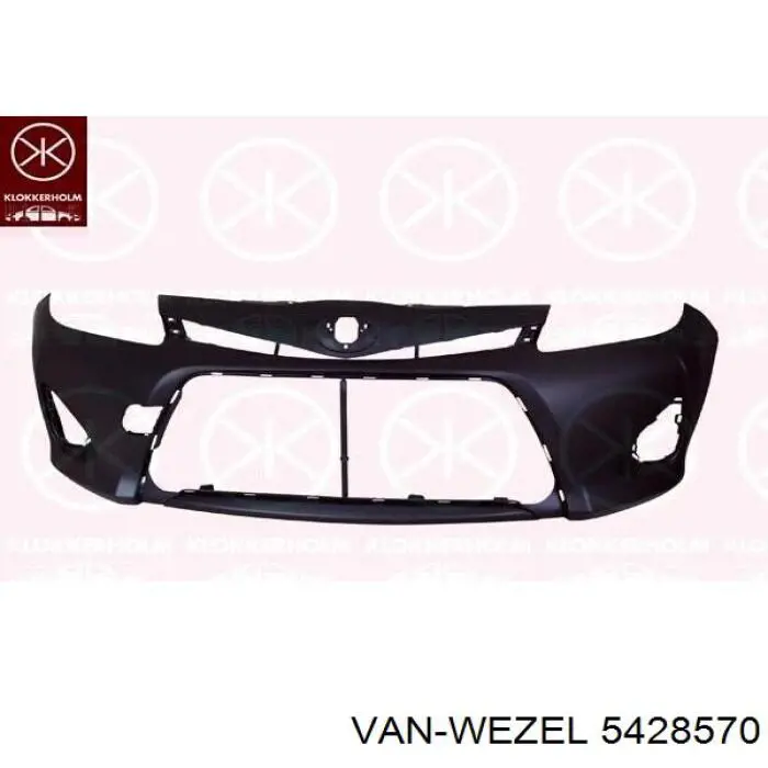 5428570 VAN Wezel parachoques delantero