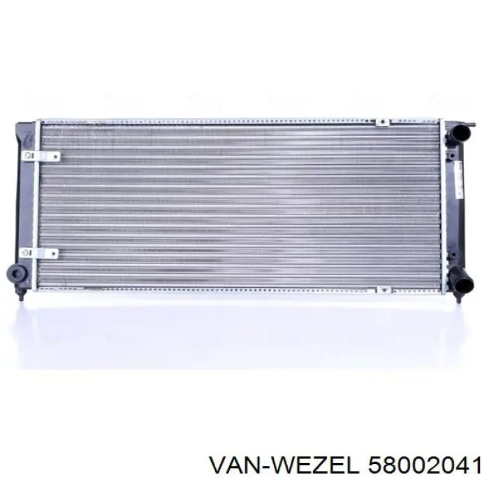 58002041 VAN Wezel radiador refrigeración del motor