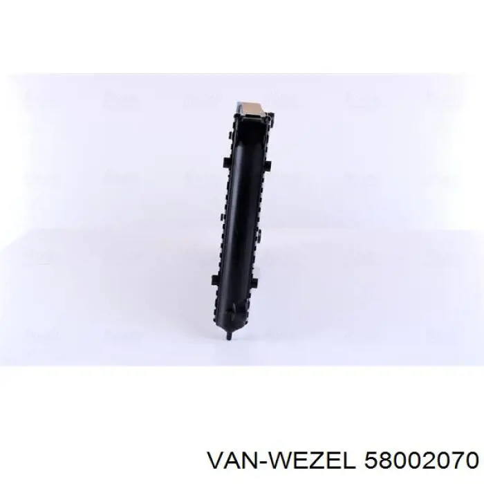 58002070 VAN Wezel radiador refrigeración del motor