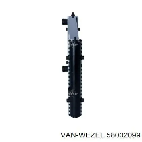 58002099 VAN Wezel radiador refrigeración del motor