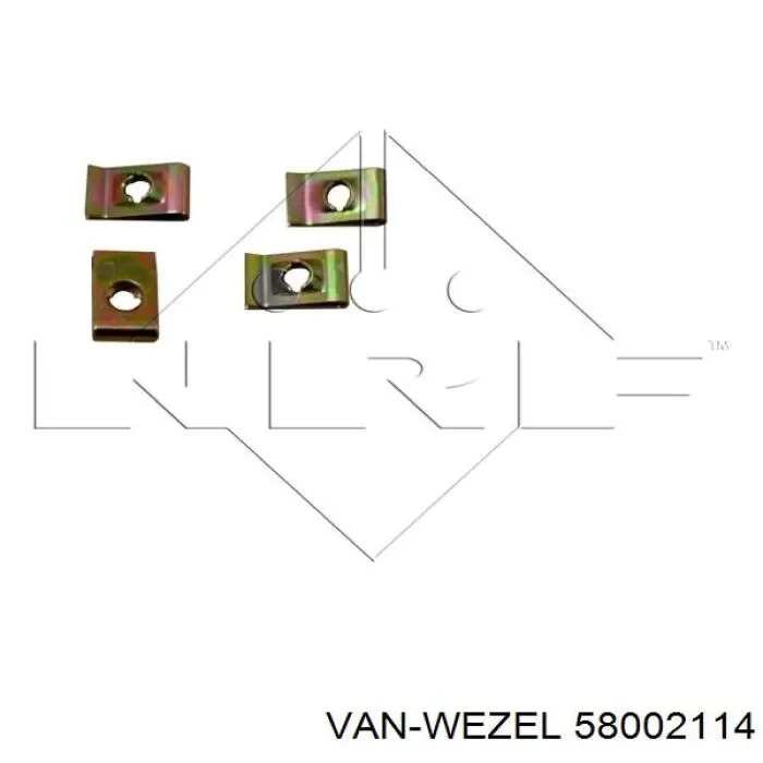 Comprar 58002114 VAN Wezel Radiador de auto