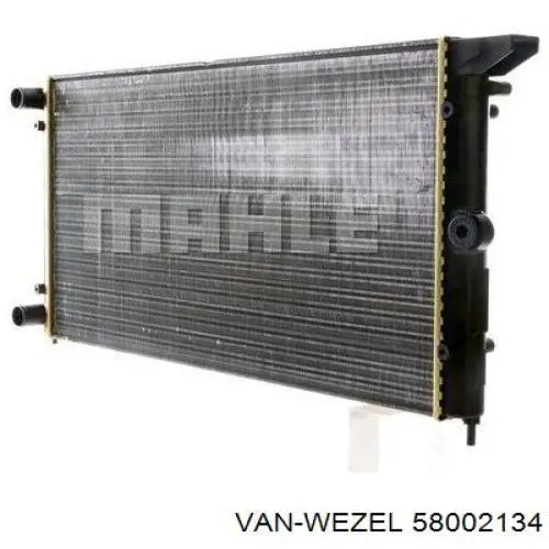 58002134 VAN Wezel radiador refrigeración del motor