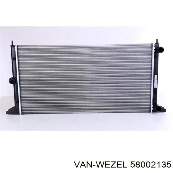 58002135 VAN Wezel radiador refrigeración del motor