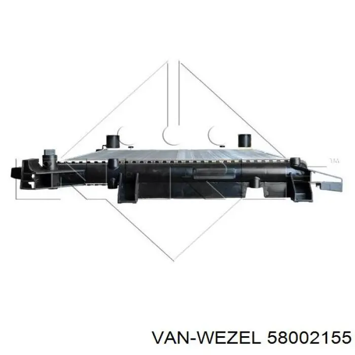 58002155 VAN Wezel radiador