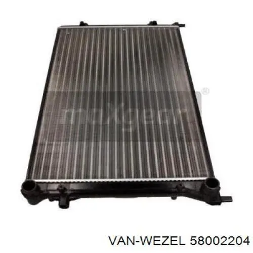 58002204 VAN Wezel radiador