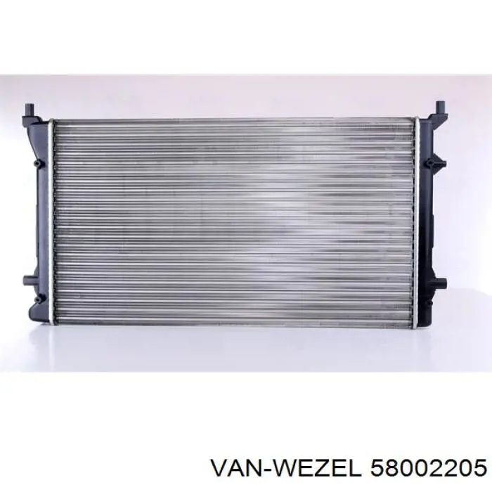 58002205 VAN Wezel radiador refrigeración del motor