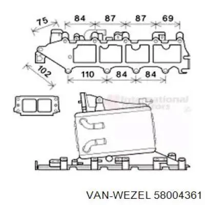 58004361 VAN Wezel Colectores de admisión