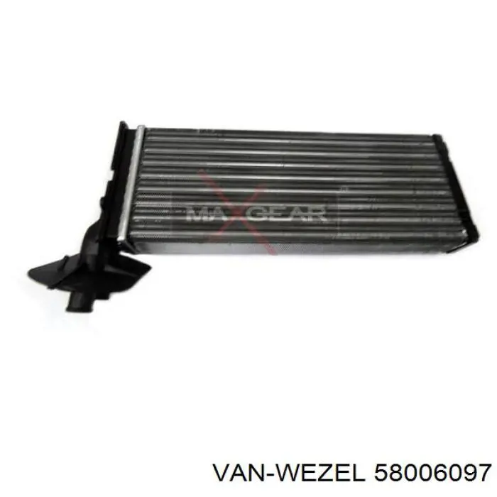 58006097 VAN Wezel radiador calefacción