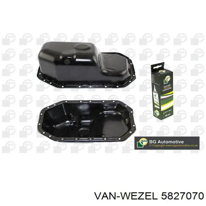 5827070 VAN Wezel cárter de aceite