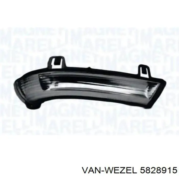 5828915 VAN Wezel Luz intermitente de espejo retrovisor izquierdo