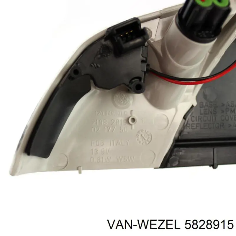 Luz intermitente de espejo retrovisor izquierdo VAN Wezel 5828915 precio, desde 29,80 EUR