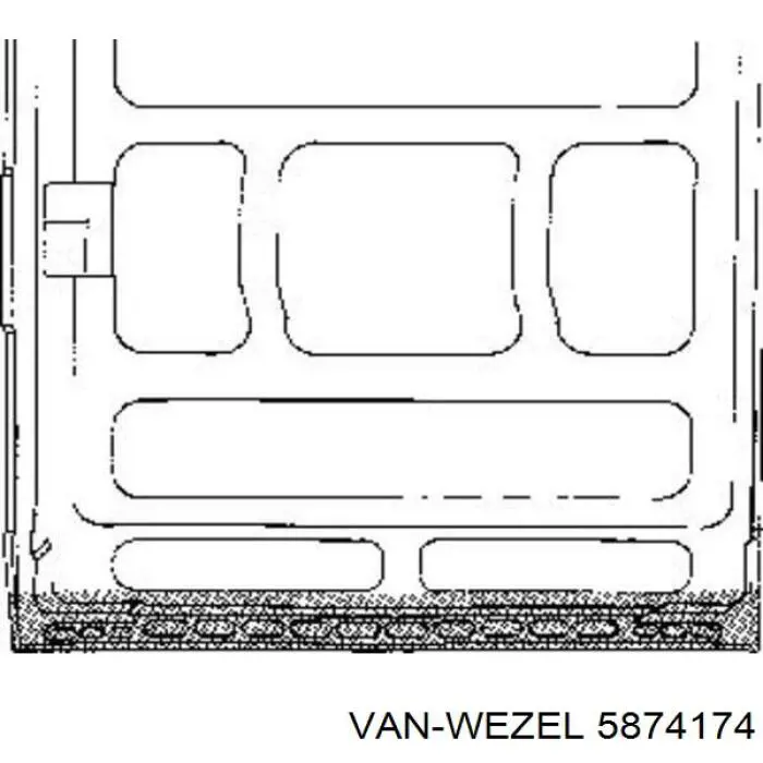 Parte de reparación de puerta lateral corrediza FPS FP9558153 precio, desde 41,68 EUR