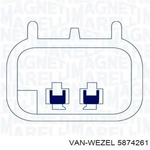 Comprar 5874261 VAN Wezel Mecanismo de elevalunas delantero izquierdo