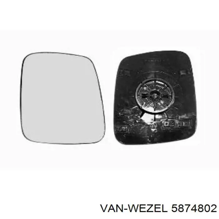 5874802 VAN Wezel espejo retrovisor derecho