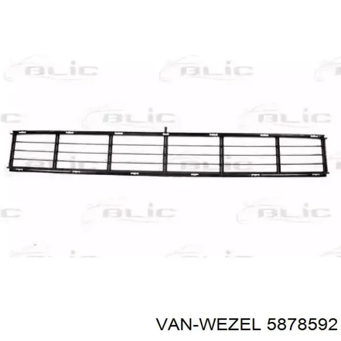 5878592 VAN Wezel rejilla de ventilación, parachoques trasero, derecha