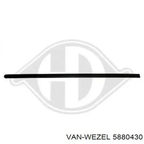 5880430 VAN Wezel moldura de guardabarro trasero derecho