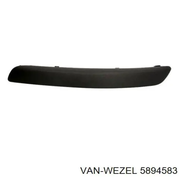 5894583 VAN Wezel moldura de parachoques delantero izquierdo