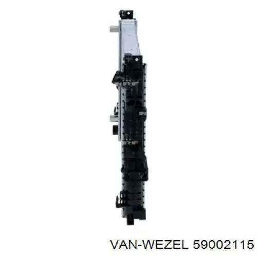 59002115 VAN Wezel radiador refrigeración del motor