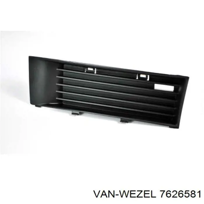 Moldura de parachoques delantera izquierda 6Y0807717BB41 VAG