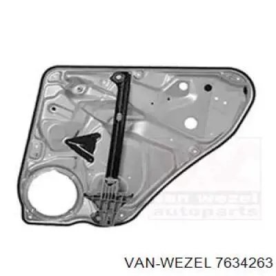 7634263 VAN Wezel mecanismo de elevalunas, puerta trasera izquierda