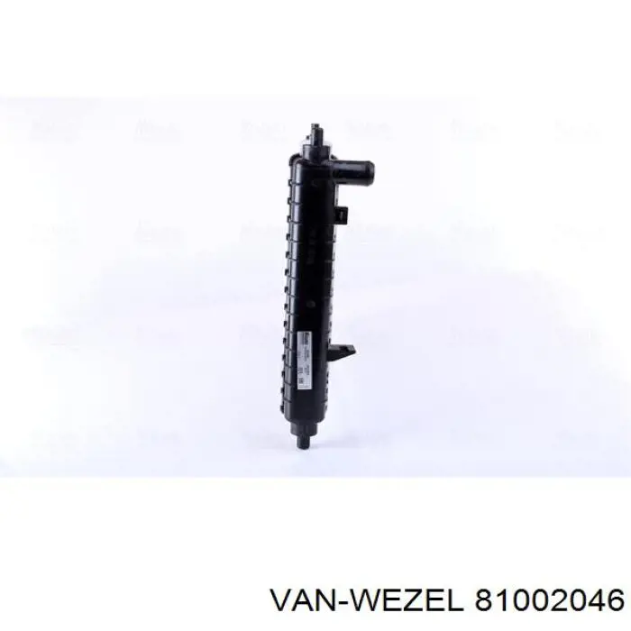 81002046 VAN Wezel radiador refrigeración del motor