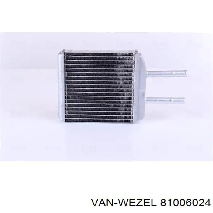 81006024 VAN Wezel radiador de calefacción