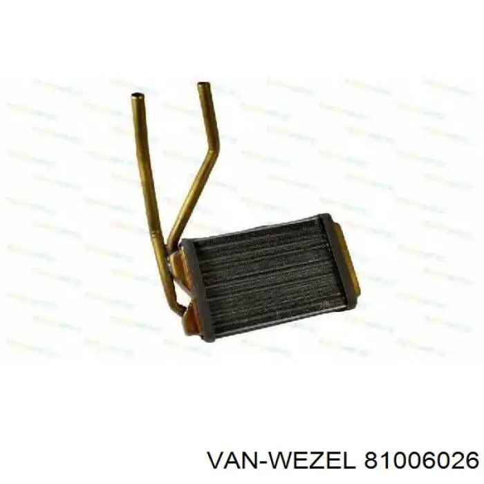 81006026 VAN Wezel radiador de calefacción