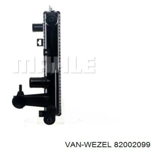 82002099 VAN Wezel radiador