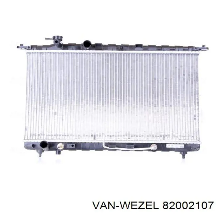 82002107 VAN Wezel radiador refrigeración del motor