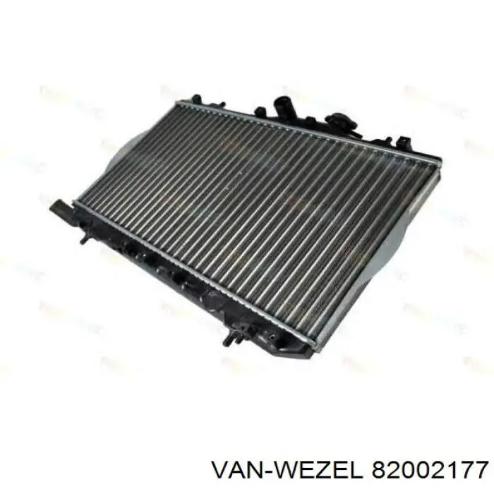 82002177 VAN Wezel radiador refrigeración del motor