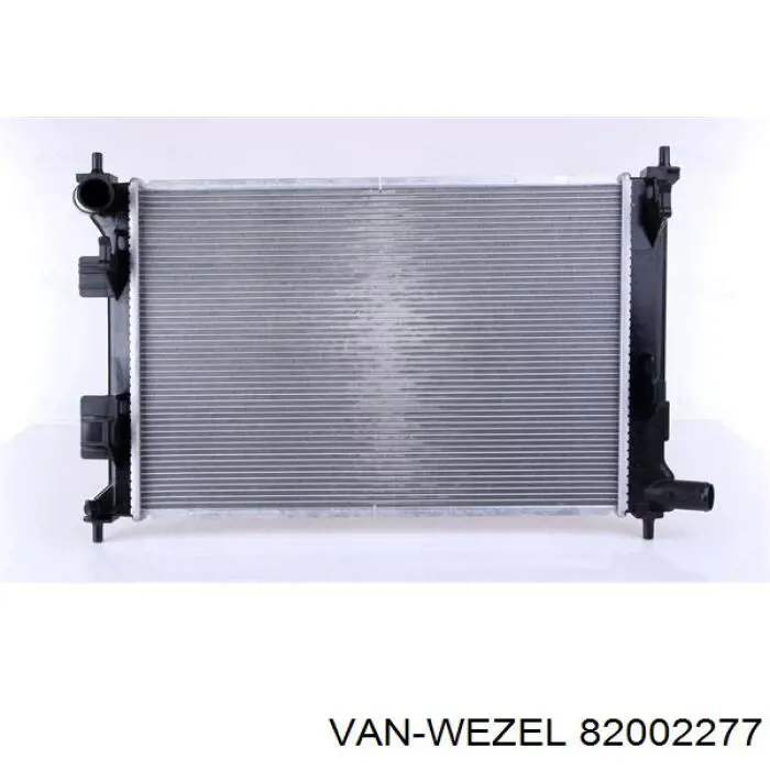 82002277 VAN Wezel radiador refrigeración del motor