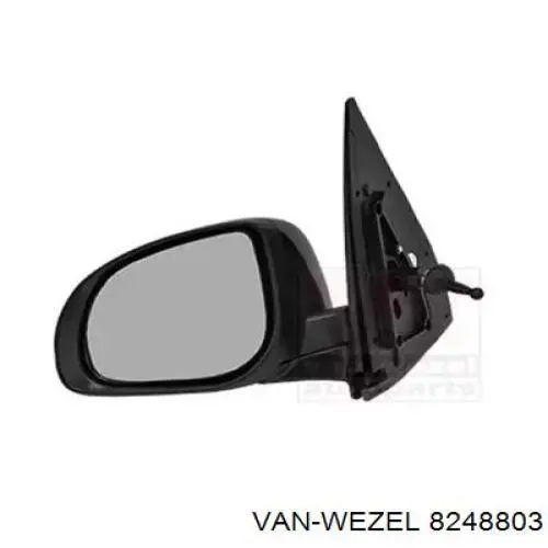 8248803 VAN Wezel espejo retrovisor izquierdo