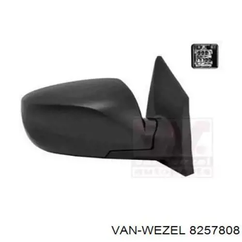 8257808 VAN Wezel espejo retrovisor derecho