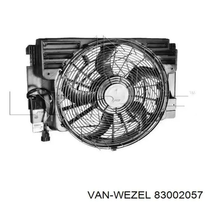 83002057 VAN Wezel radiador