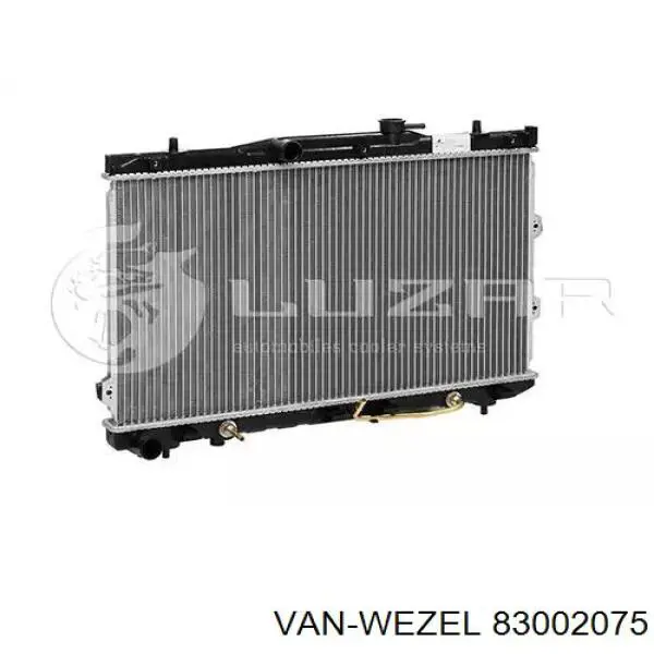 83002075 VAN Wezel radiador refrigeración del motor