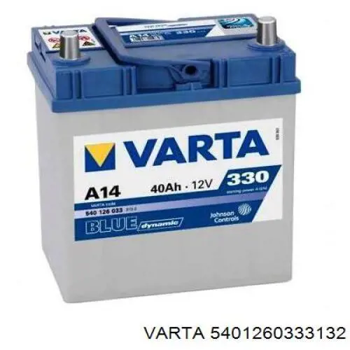 Batería de Arranque Varta Blue Dynamic 40 ah 12 v B00 (5401260333132)