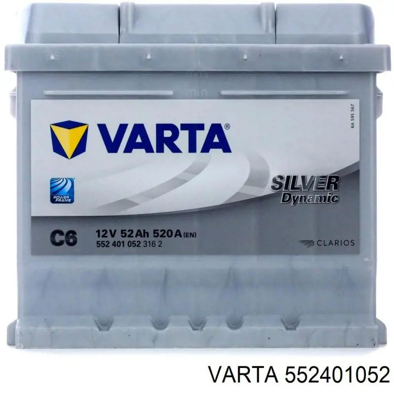 Batería 552401052 Varta