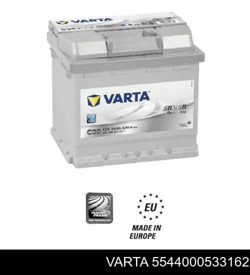 Batería de arranque Varta 5544000533162 precio, desde 90,18 EUR