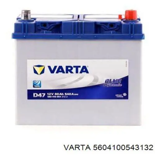 Batería de Arranque Varta Blue Dynamic 60 ah 12 v B00 (5604100543132)