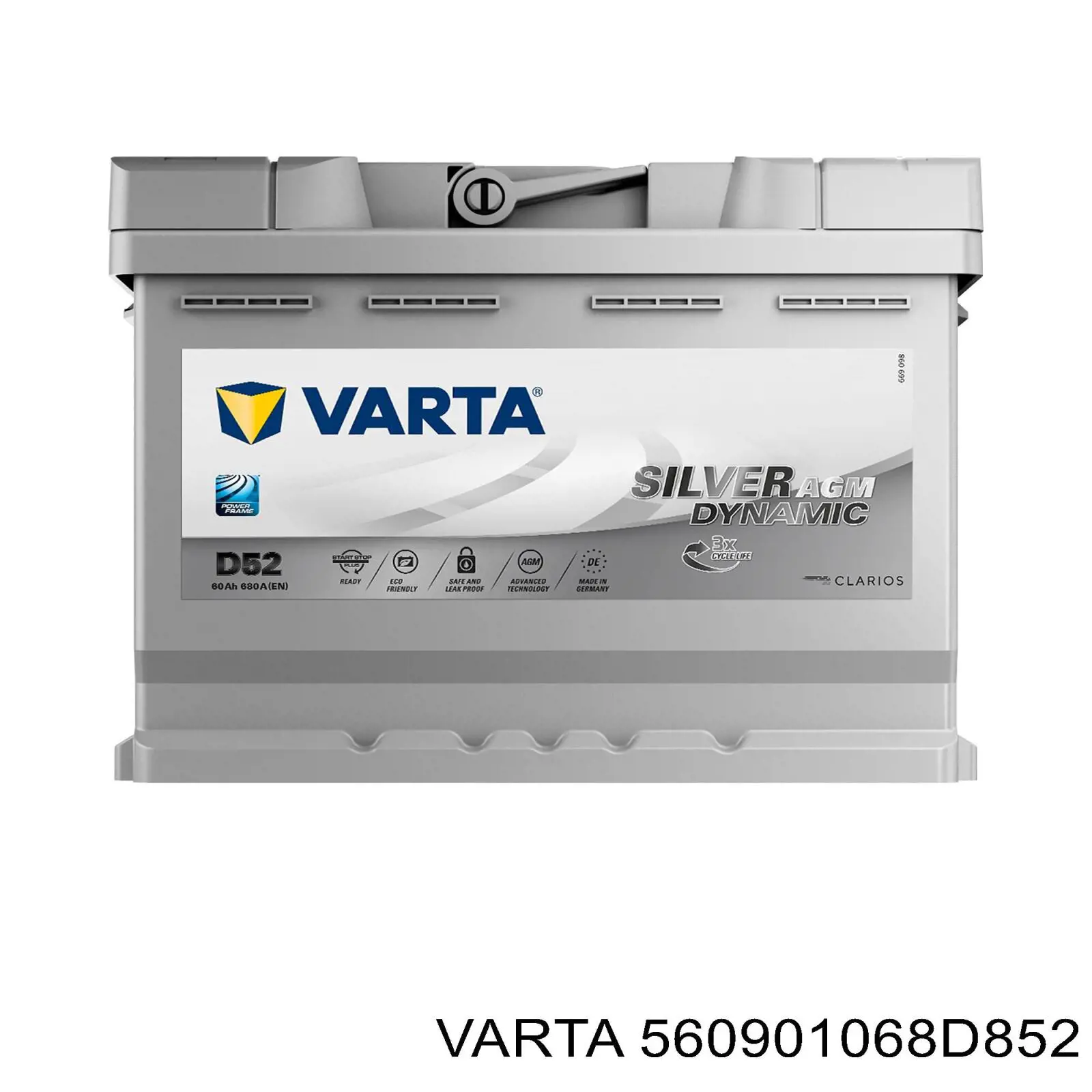 Batería de Arranque Varta 60 ah 12 v B13 (560901068D852)