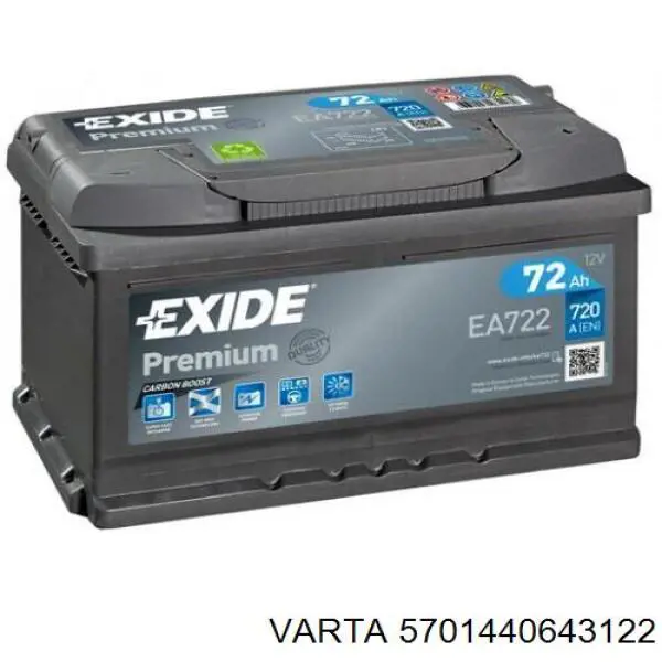 Batería de arranque Varta 5701440643122 precio, desde 105,74 EUR