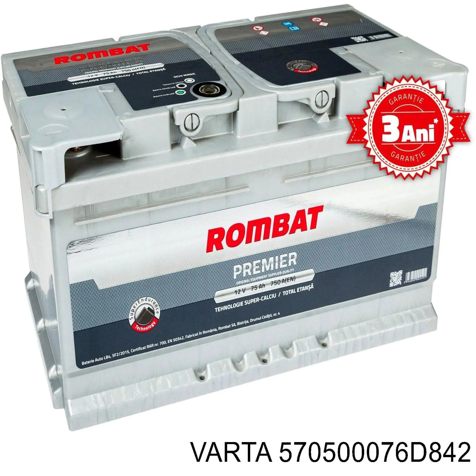 Batería de Arranque Varta (570500076D842)