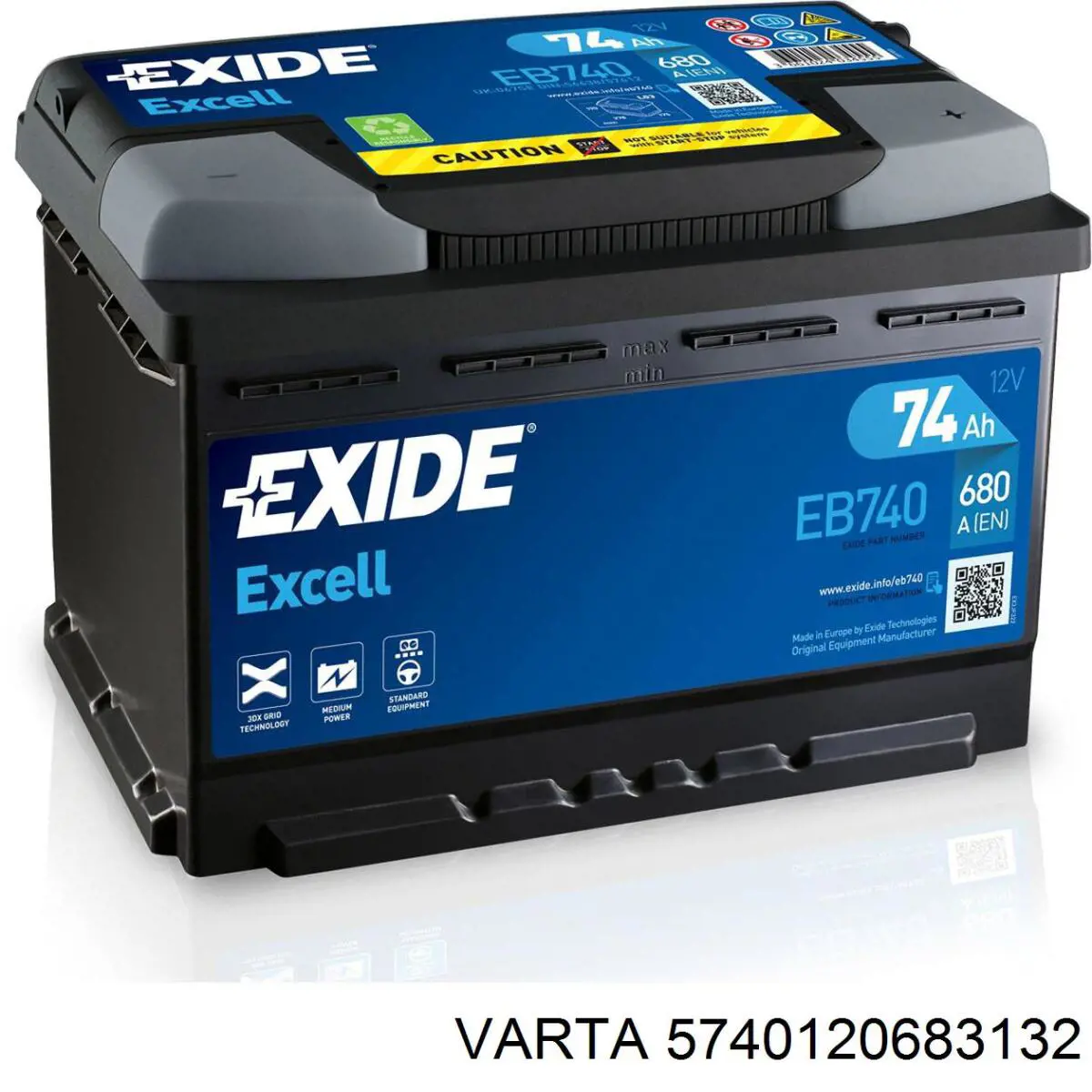 Batería Varta 5740120683132