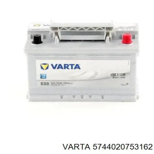 Batería de Arranque Varta Silver Dynamic 74 ah 12 v B13 (5744020753162)