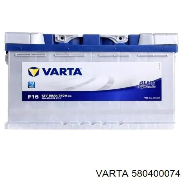 Comprar 580400074 Varta Batería de coche