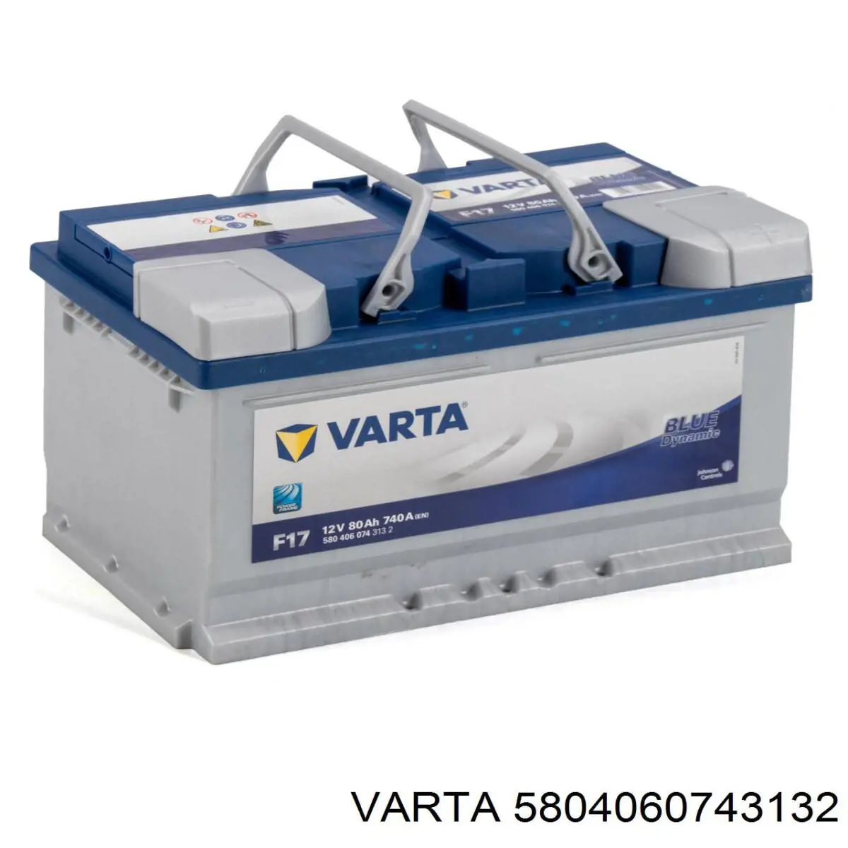 Batería de Arranque Varta Blue Dynamic 80 ah 12 v B13 (5804060743132)