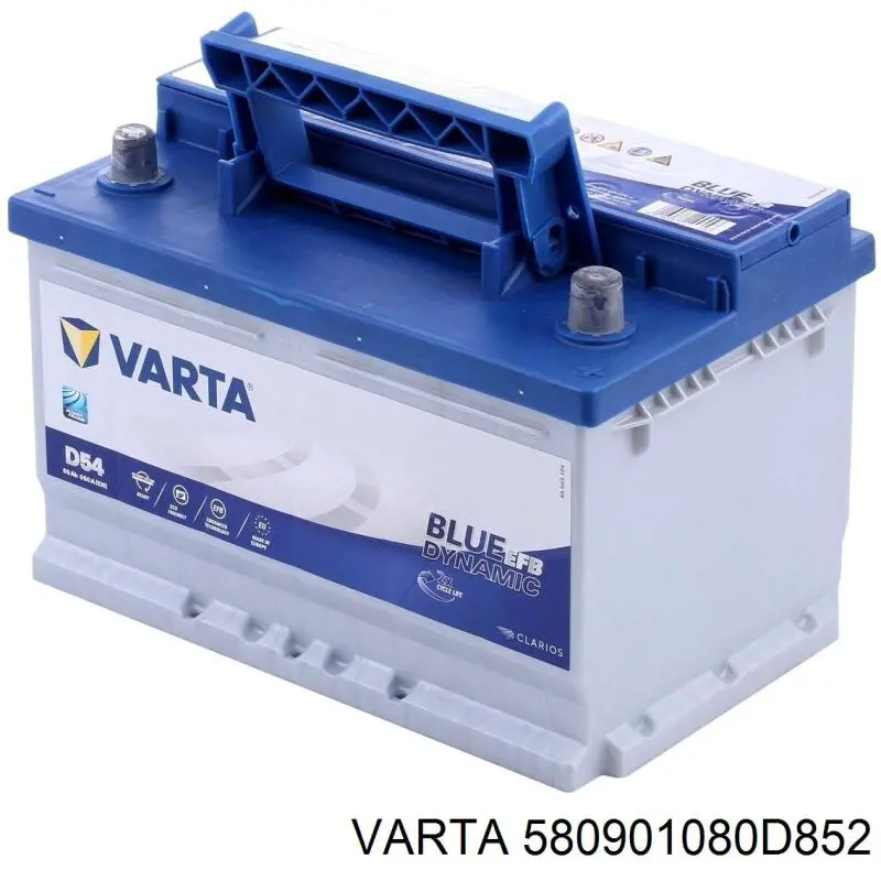 580901080D852 Varta Batería Start-Stop