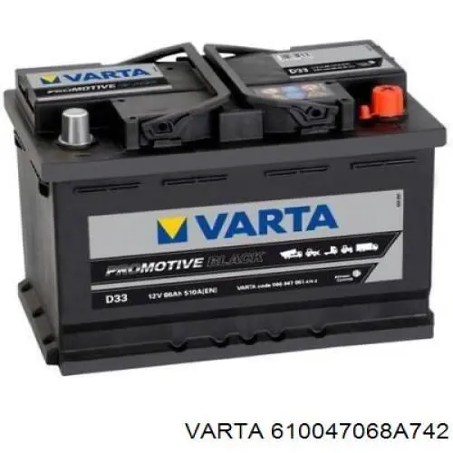 Batería de Arranque Varta (610047068A742)