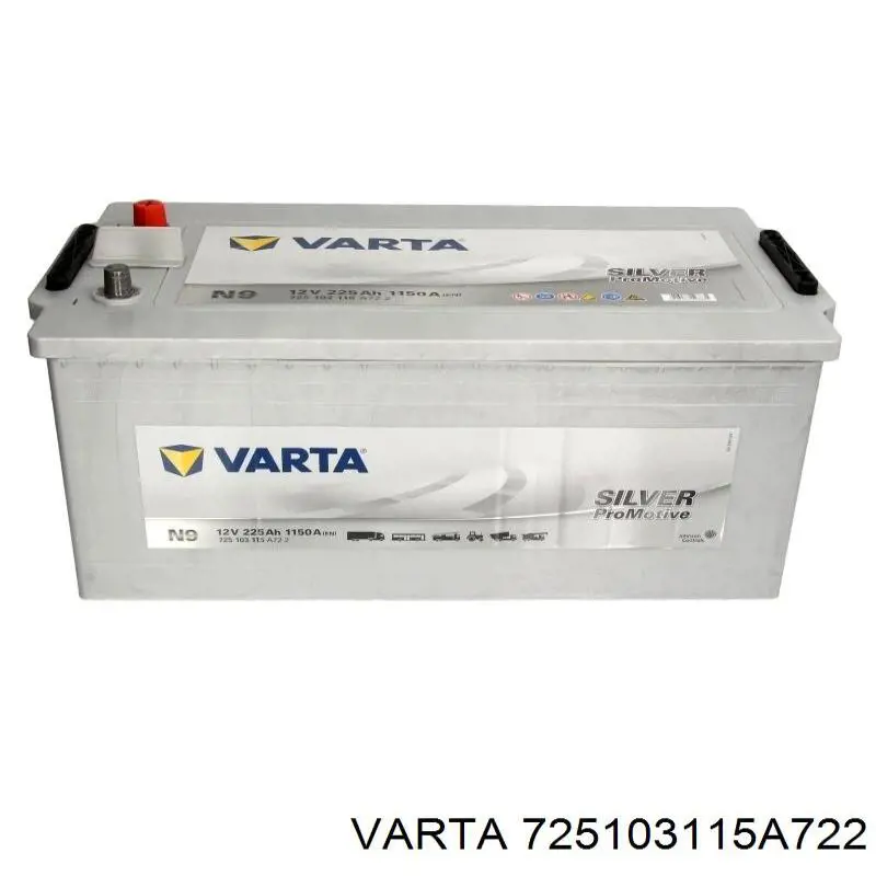 Batería de arranque Varta 725103115A722 precio, desde 341,60 EUR